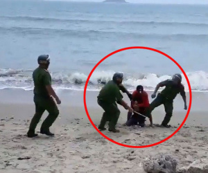 Video: Nghẹt thở giải cứu thanh niên ngáo đá cầm dao đòi tự sát