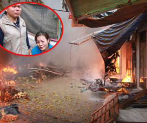 Hà Nội: Chợ Quang bốc cháy dữ dội giữa trưa, tiểu thương khóc nức nở khi nhiều gian hàng bị thiêu rụi