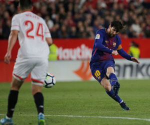 Ghi hai bàn trong năm phút cuối, Barca thoát thua trước Sevilla