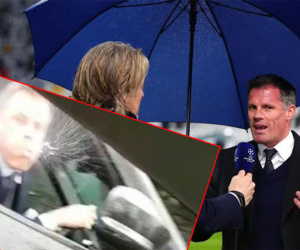 Carragher tái xuất trên truyền hình sau sự cố nhổ nước bọt vào mặt cô gái