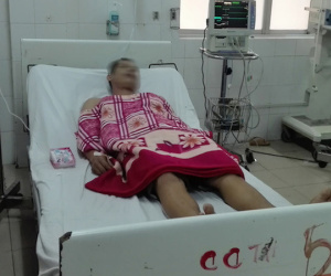 Đôi nam nữ nhập viện với vết thương thấu ngực nghi do đâm nhau