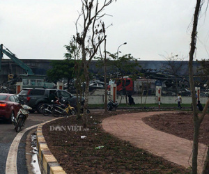 Cháy KCN Hải Yên: Lửa đã tắt, một cảnh sát PCCC nhập viện