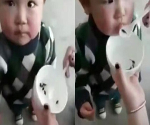 Mẹ cho con ăn nòng nọc sống để khỏe mạnh