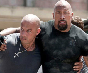 Quá mâu thuẫn, The Rock không quay cảnh nào chung với Vin Diesel trong 'Fast and Furious'