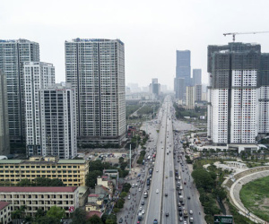 Vành đai 3 Hà Nội đi giữa hàng loạt cao ốc