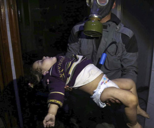 Vụ tấn công hóa học ở Syria: 'Trẻ em chết trước mắt chúng ta'