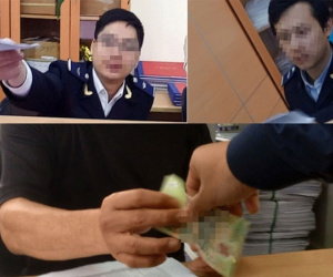 Nườm nượp cảnh kẹp tiền, đưa - nhận tại Hải quan Hải Phòng