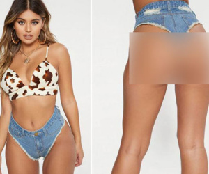 'Quần lót' denim gây tranh cãi vẫn cháy hàng trong 'một nốt nhạc'