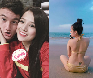 Hé lộ bạn gái siêu xinh của thủ môn Văn Lâm
