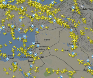 Bức ảnh cho thấy nỗi khiếp sợ tên lửa Mỹ trên bầu trời Syria