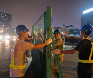 Hà Nội: Bắt đầu rào đường Trường Chinh phục vụ thi công đường vành đai 2
