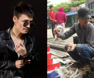 Hoa Vinh lên tiếng về bức ảnh được cho là chụp thời làm thợ xây