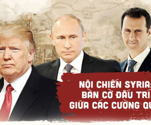 Nội chiến Syria: Bàn cờ đấu trí giữa các cường quốc