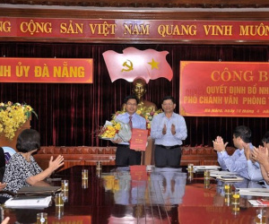 Thành ủy Đà Nẵng bổ nhiệm cán bộ chủ chốt