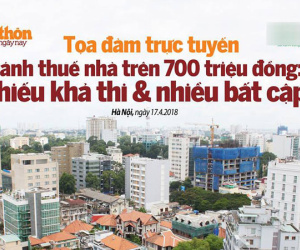 Đánh thuế nhà trên 700 triệu: 'Đừng nghĩ thấy nhà là thu được thuế'