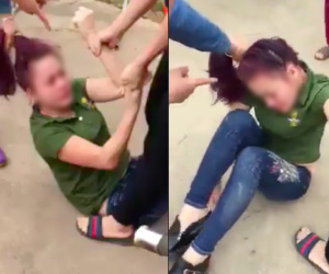 Sự việc gây xôn xao: Đi nhà nghỉ với đàn ông đã có gia đình còn gọi điện thách thức vợ vào nửa đêm, cô nhân tình bị túm tóc đánh ghen giữa đường