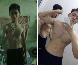 10X quyết tâm tăng 20kg chỉ trong nửa năm, xem ảnh ai cũng xuýt xoa vì lột xác quá!