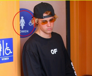 Justin Bieber bị bắt gặp đi vào... toilet nữ, thiếu Selena đã làm anh ấy 'lú' đến mức này ư?