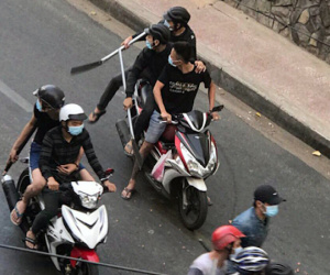 Hơn 30 người hỗn chiến bằng súng, mã tấu ở trung tâm Sài Gòn