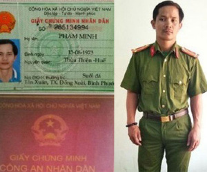 Mang 2 tiền án vẫn giả danh trung tá công an