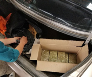 Video: Mật phục bắt người đàn ông giấu 20 bánh heroin trong cốp xe