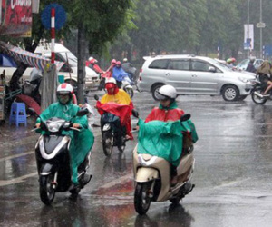 Dự báo thời tiết 24/4: Tụt 5 độ, miền Bắc mưa to