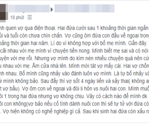 Dân tình bất mãn tột độ với anh chồng đánh vợ, giành quyền nuôi con không được còn chê vợ xấu sau 2 lần sinh nở