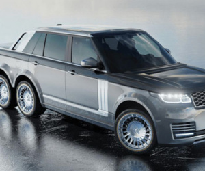 SUV siêu sang Range Rover hoá thân thành 'bán tải sáu bánh'