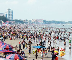 Du lịch biển bội thu dịp lễ