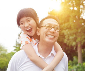 Tôi hạnh phúc vì có bờ vai của bố