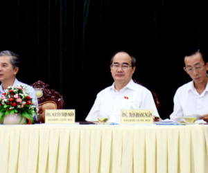 Ông Nguyễn Thiện Nhân hứa gặp cử tri Thủ Thiêm sau kỳ họp Quốc Hội