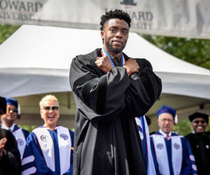 'Black Panther' nhận bằng Tiến sĩ danh dự của Đại học Howard