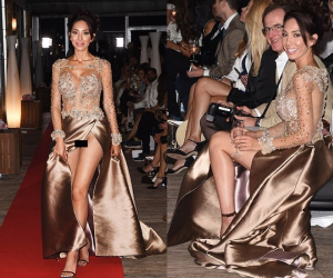 LHP Cannes 2018: Ngôi sao truyền hình Mỹ Farrah Abraham lộ vùng kín khi vén váy quá đà