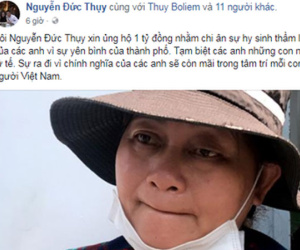 Vụ 2 hiệp sĩ bị đâm tử vong: Bầu Thụy ủng hộ 1 tỷ đồng tri ân