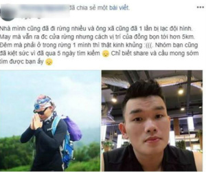 Bạn bè phượt thủ mất tích khi leo núi Tà Năng: 'Cầu mong em đủ tỉnh táo và may mắn'