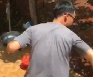 Anh chàng vẩy rau đẹp như Lý Tiểu Long múa võ gây xôn xao MXH