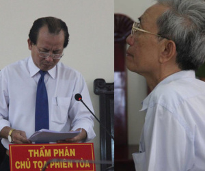 Thẩm phán Thiện nói nếu phạt tù, ông Nguyễn Khắc Thủy sẽ tìm đến cái chết