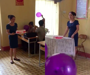 Clip: Cô giáo có mạnh mẽ đến đâu thì cũng phải rơi nước mắt trước giờ sinh hoạt lớp cuối cùng đầy bất ngờ này