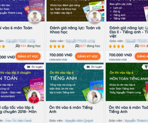 Trẻ luyện thi cấp tốc giành suất vào lớp 6 trường top ở Hà Nội