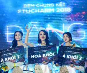 Nữ sinh từng nặng 90 kg trở thành Hoa khôi Ngoại thương 2018