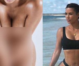 Kim Kardashian gây sốc với ảnh cận cảnh body khỏa thân hoàn toàn