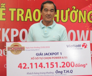 Những ai thấy mặt chủ nhân jackpot 300 tỉ tại lễ trao giải?