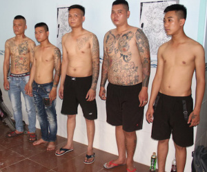 Phát hiện băng nhóm xăm trổ có dấu hiệu cho vay nặng lãi