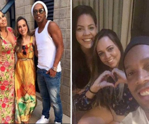 Huyền thoại Ronaldinho cưới một lúc... 2 cô bạn gái