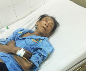 Sự thật chuyện cụ ông nghi bị con bỏ rơi, té chấn thương một mình nằm trong bệnh viện Sài Gòn