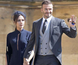 Victoria cau có suốt hôn lễ Hoàng tử Harry là vì Beckham tiệc tùng chè chén với người đẹp khác?