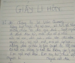 Chồng uống say về bị bẫy ký 'đơn từ chức vợ', nội dung khiến ai đọc cũng thấy xót xa
