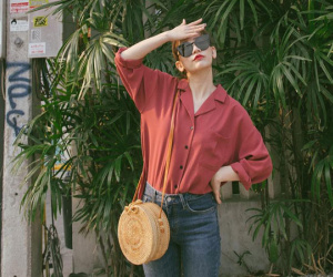 Hè này nếu định sắm túi cói, bạn đừng chọn hú họa mà nhất định hãy chọn túi cói tròn
