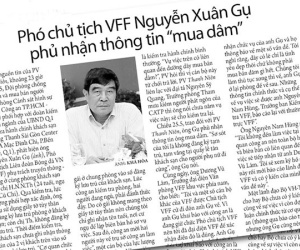 Vì sao đặt nghi vấn Phó chủ tịch VFF 'mua dâm'?