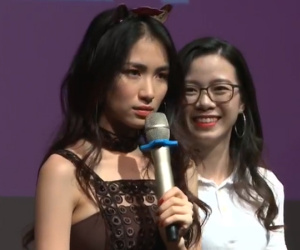 Clip Hòa Minzy gây khó hiểu khi nói với fan: 'Em đừng có ôm chị, không ai được đụng vào chị'
